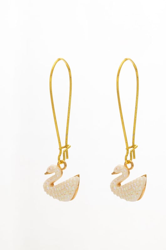 Golden Gold Plated Party Wear Earrings