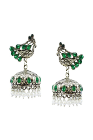 Peacock Antique Jumki  Earrings