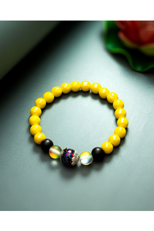 Yellow Beads Bracelet