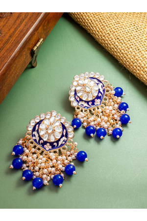 Blue Designer Earrings