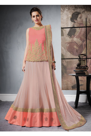 Blush Pink Heavy Designer Lehenga Choli Set