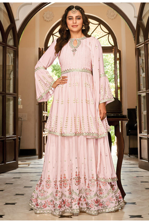 Blush Pink Heavy Designer Lehenga Kameez Suit