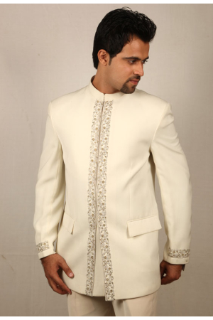 Rich Cream Jodhpuri Suit