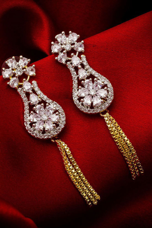 Classy Designer American Diamond Earrings