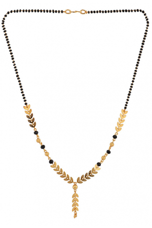 Fashionable Gold Plated Brass Pearl Necklace Chain