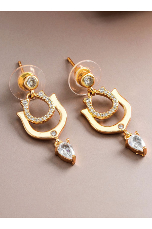 Fashionable Rose Gold Earrings