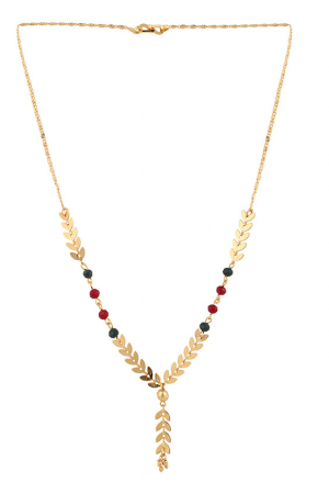Gold Plated Brass Pearl Necklace Chain