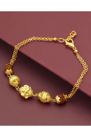 Golden Designer Bracelet