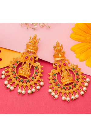 Latest Gold Plated Studded Earrings