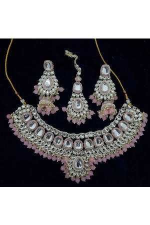 Light Pink Designer Necklace Set
