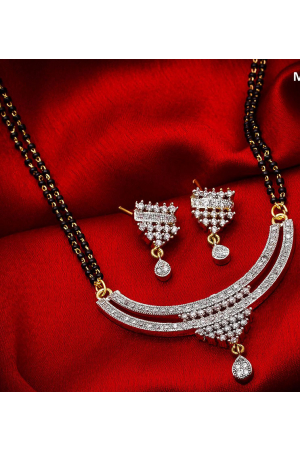 Silver and Golden Designer Mangalsutra Set