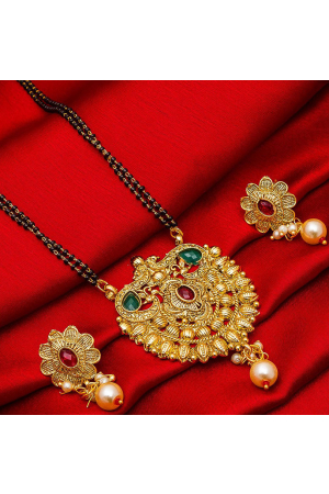 Golden Pealrs Mangalsutra Set
