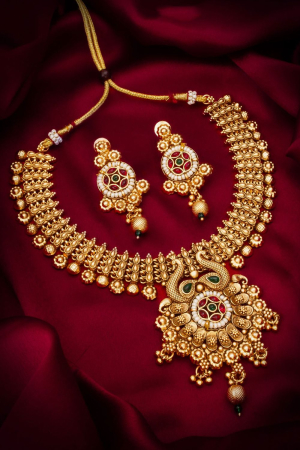 New Arrival Gold Plated Necklace Set