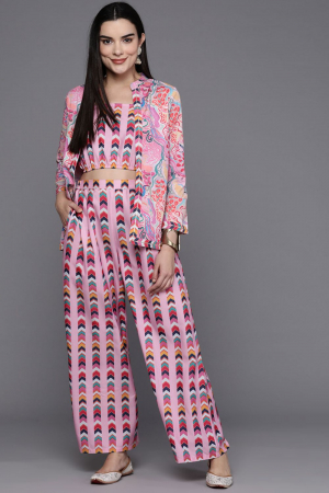 Orchid Pink Traditional Wear Co-Ord Set