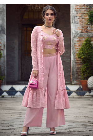 Pink Designer Indowestern