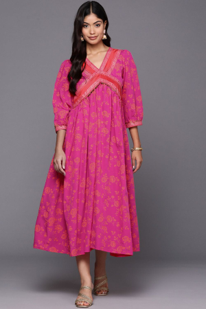 Rani Pink Traditional Wear Kurti