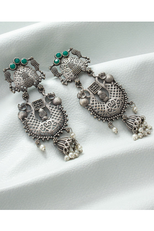 Silver Oxodised Earrings
