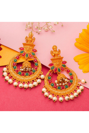 Trendy Gold Plated Earrings