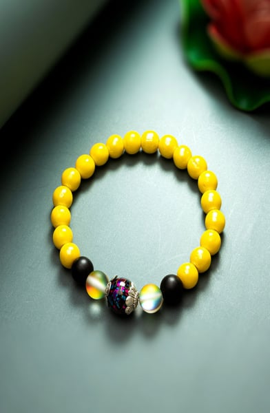 Yellow Beads Bracelet