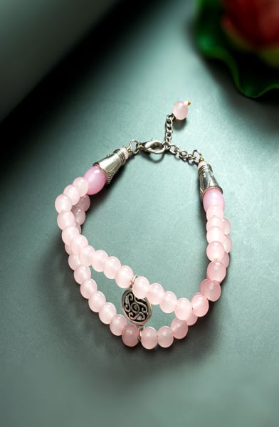 Pink Beads Bracelet