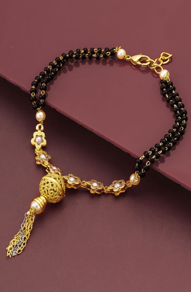 Ethnic Golden Designer Bracelet