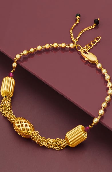 Golden Designer Bracelet