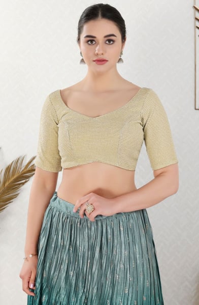Golden Shimmer Blouse