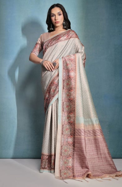 Green Cotton Silk Zari Woven Saree