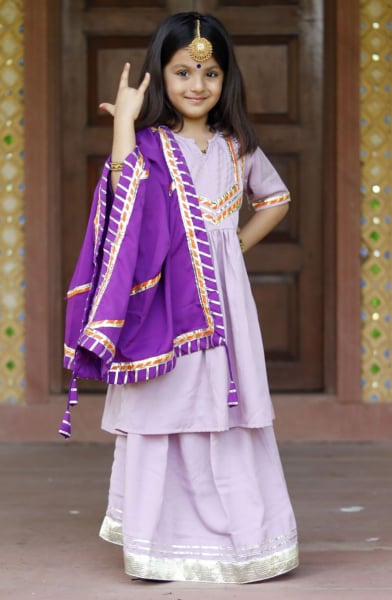 Levander Readymade Lehenga Choli Set for Girls
