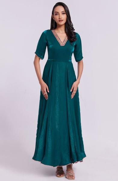 Morpich Pure Organza Gown for Party
