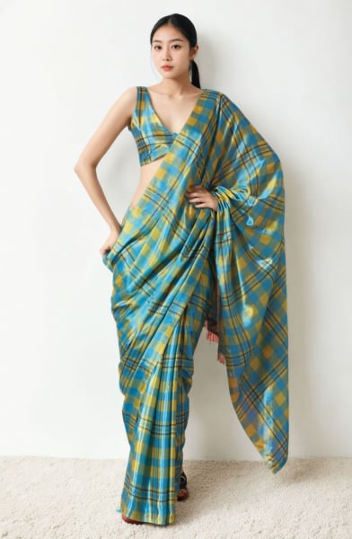 Multicolor Digital Printed Party Wear Saree