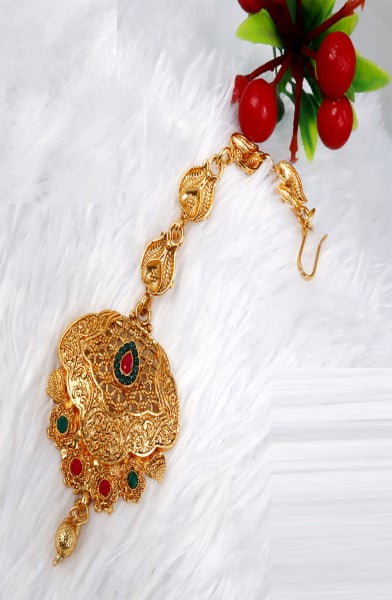 Multicolor Heavy Designer Maang Tikka