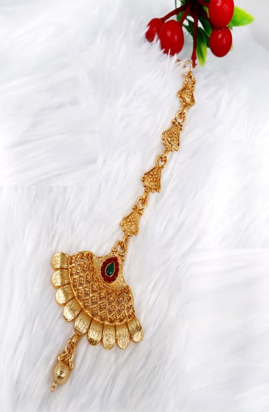 Multicolor Heavy Designer Maang Tikka