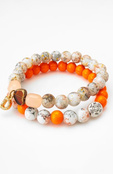 Multicolor Pearls Party Wear Bracelet