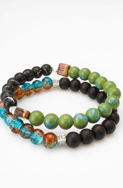 Multicolor Pearls Party Wear Bracelet