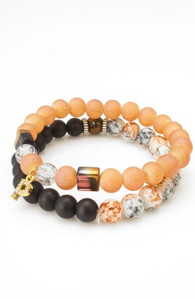 Multicolor Pearls Party Wear Bracelet