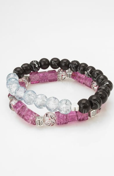 Multicolor Pearls Party Wear Bracelet