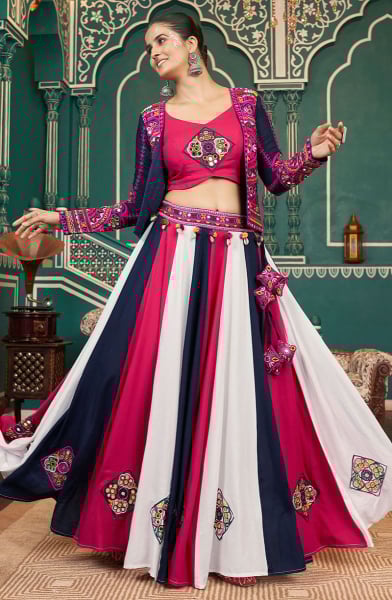 Multicolor Rayon Chaniya Choli for Festival
