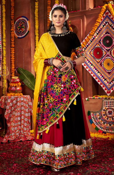 Multicolor Viscose Cotton Chaniya Choli for Festival