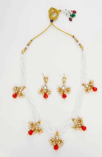 Pink Designer Necklace Set