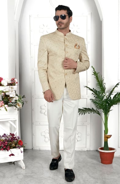 Pista Green Art Silk Blazer