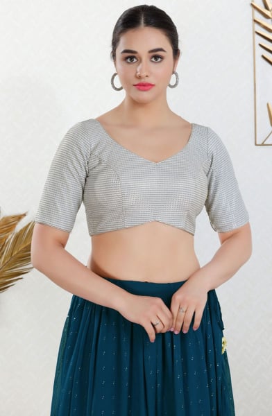Silver Shimmer Blouse