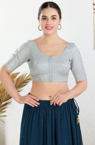 Silver Shimmer Blouse
