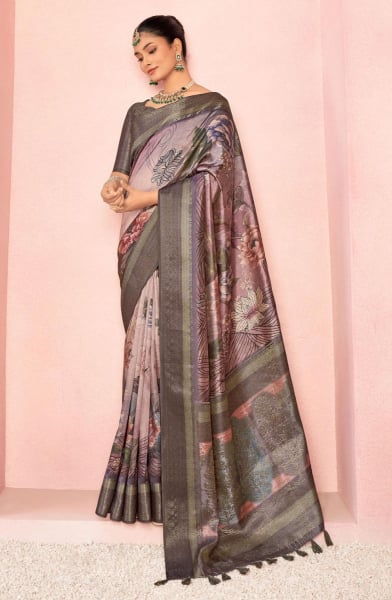 Timeless Wine Jacquard Silk Saree