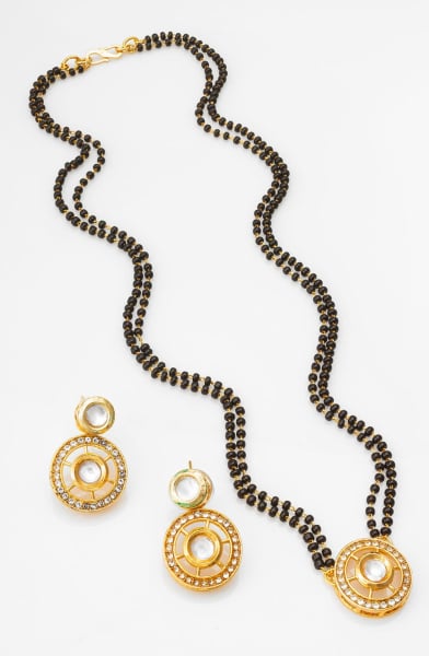 White Brass Mangalsutra