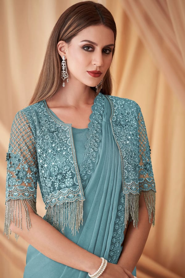 Designer jacket blouse hotsell