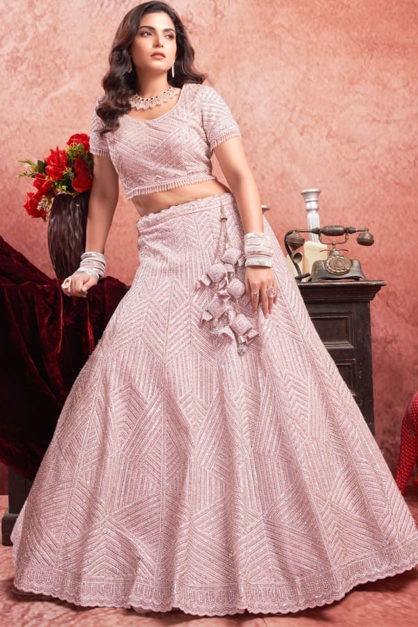 Net bridal lehenga with price hotsell