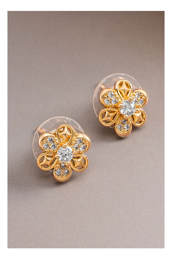 Antique Rose Gold Earrings