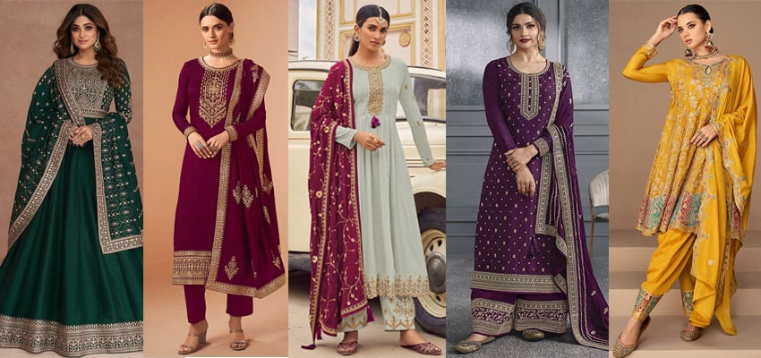 KAYA PREMIUM BRIDAL COLLECTION MAROON WOOLEN KURTI PALAZZO FOR WOMEN-J –  www.soosi.co.in