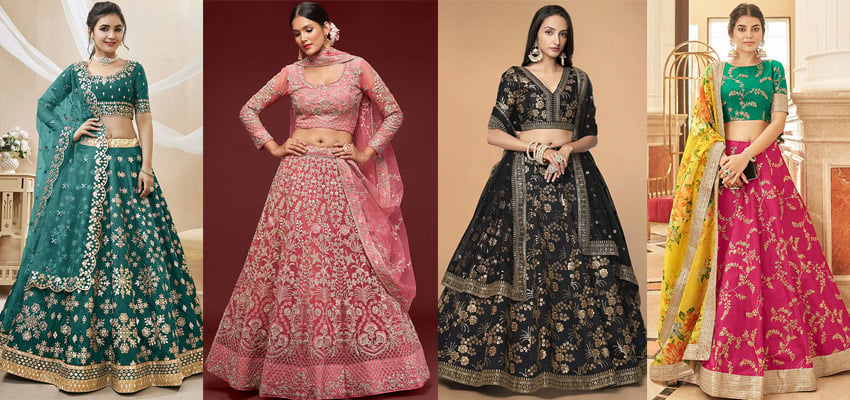 Best Lehenga colour Combination for 2018 Indian Weddings | Bridal Look |  Wedding Blog